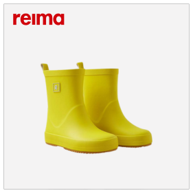 Kinder Barfuß-Gummistiefel ANKKA Reima - gelb